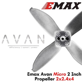 Emax Avan ใบพัดไมโคร 2 นิ้ว 2x2.4x4 สําหรับ GEPRC Cinelog20 (6 คู่ 12 ชิ้น) E2035