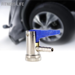 Fitness Life คลิป 6 มม. บน Chuck ตัวเชื่อมต่อวาล์วยางยาง Airline Inflator Valve รถมอเตอร์ไซด์