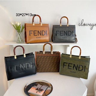 【FENDI】กระเป๋าสะพายไหล่ ความจุขนาดใหญ่ แฟชั่นคลาสสิก