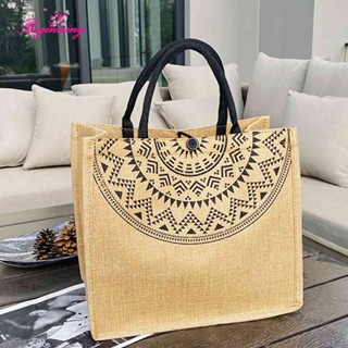 ✿ beginning ✿ Vintage Women Geometric Printing Shoulder Bag Casual Large Tote Handbags A#S ✿