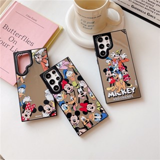 CASETIFY เคสโทรศัพท์มือถือ TPU กันกระแทก ลายมิกกี้เมาส์ และเพื่อนรัก】เอฟเฟคกระจก แฟชั่น สําหรับ Samsung Galaxy s23 Ultra s23 Plus s23+ S22 Ultra