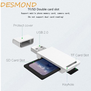 Desmond อะแดปเตอร์การ์ดหน่วยความจํา OTG OTG Hub USB 2.0 TF/SD Type C