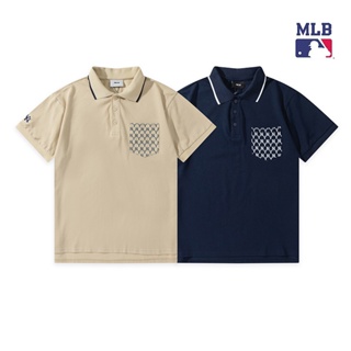 Mlb- เสื้อยืดแขนสั้นลําลอง ทรงหลวม แฟชั่นสําหรับผู้ชาย และผู้หญิง