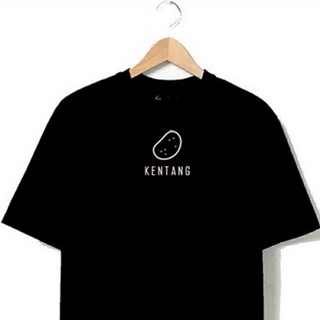 [S-5XL] เสื้อเชิ้ตแขนสั้น เสื้อยืดไม่ต้องรีด ไม่ต้องรีด KENTANG Printed t shirt unisex 100% cotton