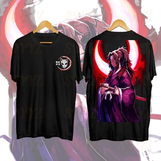 Demon Slayer Anime T Shirt Trendy Cartoon Round Neck Sports Oversized_03