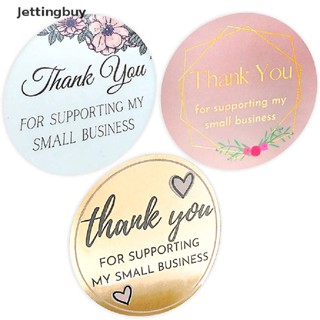 [Jettingbuy] 500pcs/roll Thank You Stickers Sealing Labels Adhesive Round Paper Baking Stick New Stock