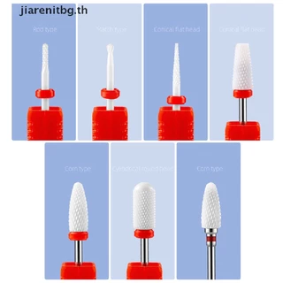 Renbg ดอกสว่านทังสเตน เซรามิค สําหรับตกแต่งเล็บไฟฟ้า 1 ชิ้น