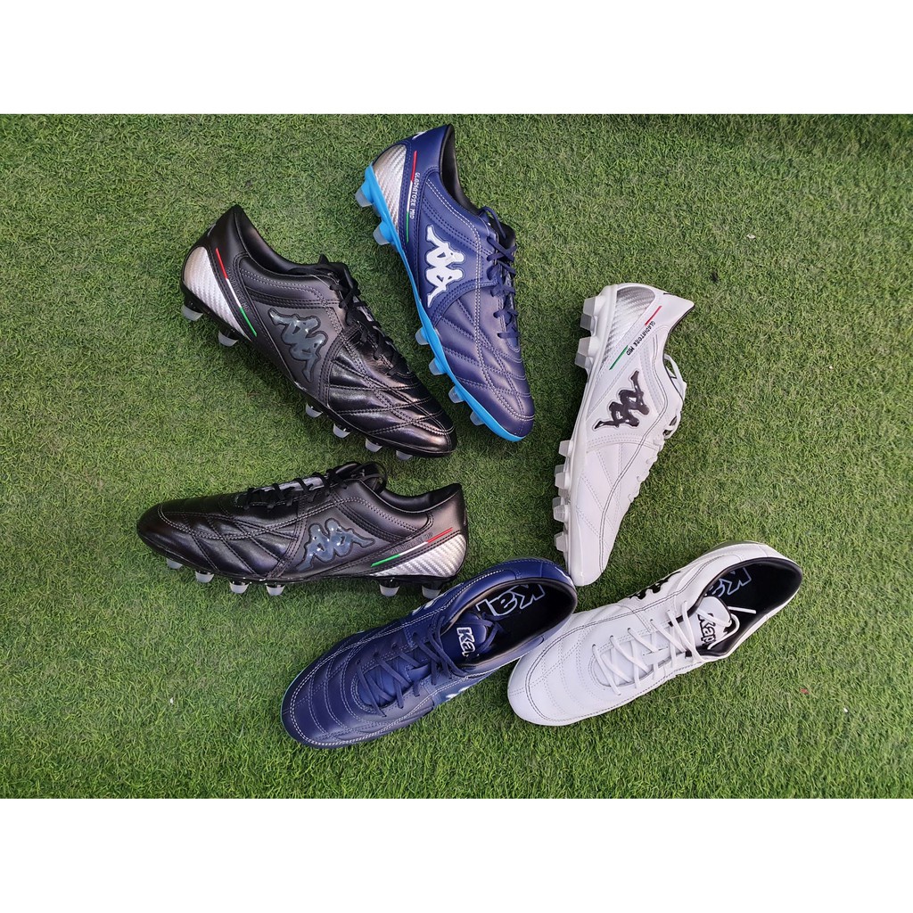 💐CC พร้อมส่ง[สีใหม่ พร้อมส่ง] KAPPA 15GM GLADIATORE MID รองเท้าฟุตบอล รองเท้าสตั๊ด แคปป้า หนังแท้ ของแท้ 100%