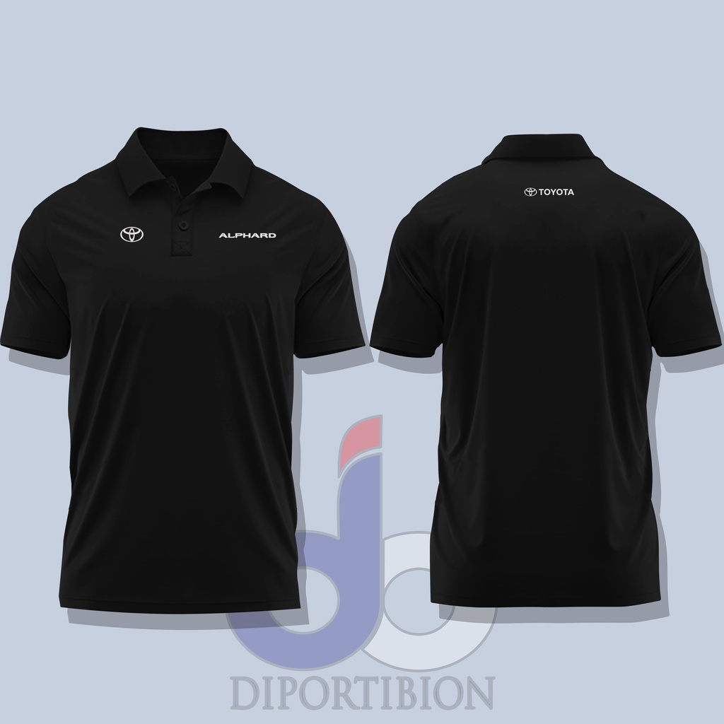 Toyota ALPHARD LOGO POLO SHIRT / ALPHARD LOGO SHORT SLEEVED POLO SHIRT