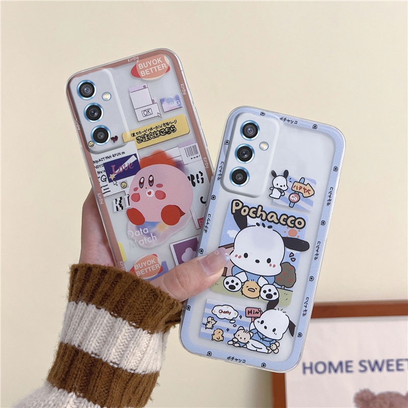 เคสโทรศัพท์SamsungA55 GalaxyA35 SamsungA25 GalaxyA15 SamsungS23FE มือถือแบบนิ่ม ใส กันรอยเลนส์กล้อง ลายการ์ตูนสนูปปี้น่ารัก แฟชั่น สําหรับ Samsung Galaxy A55 A35 A25 A15 A05S A05 A54 A34 A24 A14 5G 4G S23 FE เคสซัมซุงA55