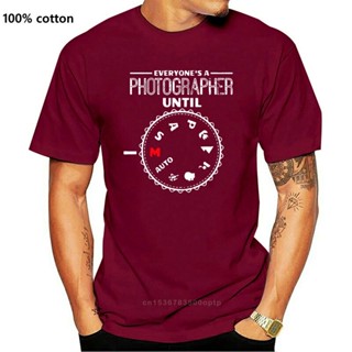 ใหม่ เสื้อยืดผ้าฝ้าย 100% พิมพ์ลาย Photorapher Until เหมาะกับฤดูใบไม้ผลิ และฤดูใบไม้ร่วง สําหรับผู้ชาย 2023S-5XL