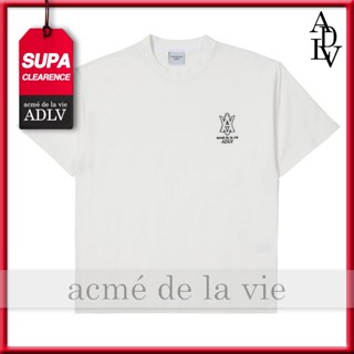 ✿ Acme de la vie ✿ Adlv ของแท้ เสื้อยืดคอกลม แขนสั้น พิมพ์ลายโลโก้ สไตล์เกาหลี สําหรับผู้หญิง 2022SS