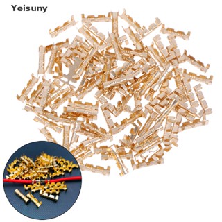 [Yei] 100Pcs brass copper 0.5-1.5mm² crimp electrical connector wire terminal kit COD