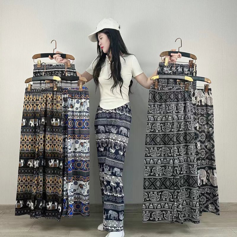 ถูกสุดๆ กางเกงลายช้าง ผ้านิ่ม ราคาถูก คุณภาพดี ลายสวย ใส่สบายงานฟรีไซส์ พร้อมส่งในไทย #TH