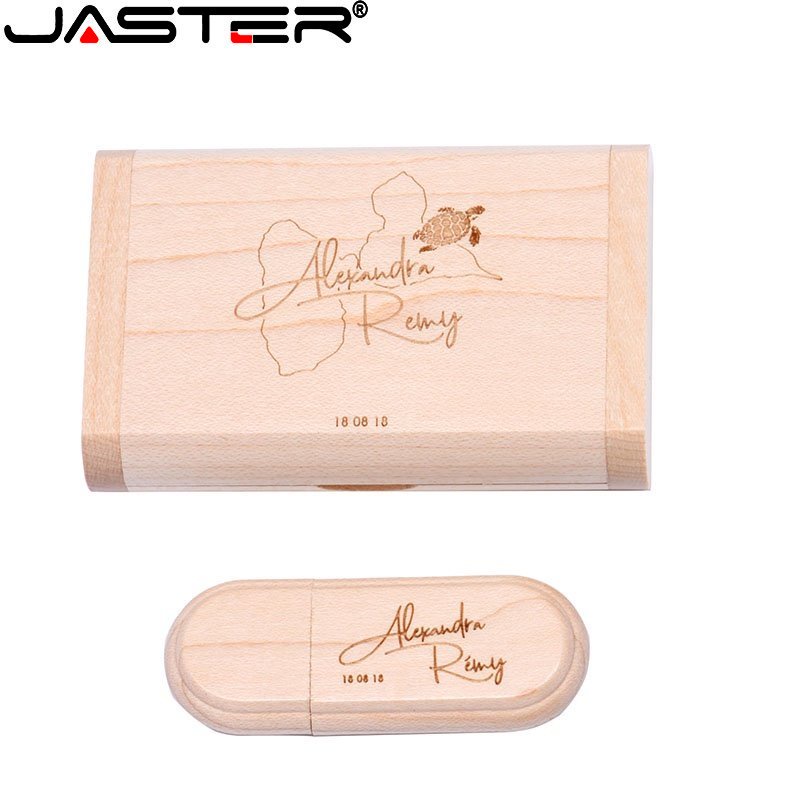 Jaster แฟลชไดรฟ์ USB 2.0 128GB 64GB 32GB 16GB 8GB 4GB 1 ชิ้น