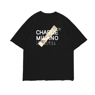 [S-5XL]เสื้อยืดโอเวอร์ไซส์  Oversize  "Charie Milano"