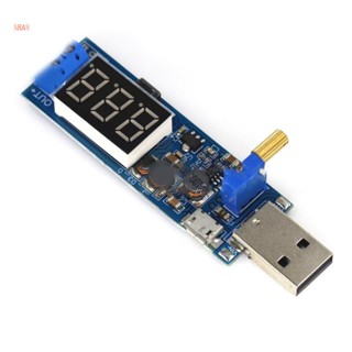 Shas Usb Step Up / Down Module USB Power Converter 5V to 3.3V 9V 12V 24V Volt Transformer Board ON/OFF Display Screen