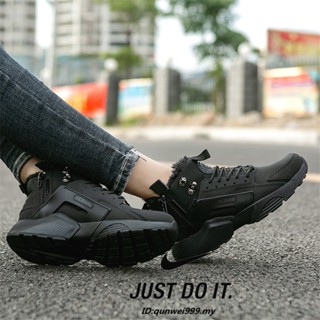 Qu230316 พร้อมส่ง N8866k N8866k Air Huarache รองเท้ากีฬา รองเท้าวิ่ง ผ้ากํามะหยี่ มีซิปคู่ สําหรับผู้ชาย ผู้หญิง