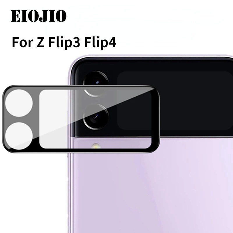 ฟิล์มกระจกนิรภัยกันรอยหน้าจอ ป้องกันเลนส์กล้อง กันรอยขีดข่วน สําหรับ Samsung Galaxy Z Flip4 Flip3 5G Z Flip 3 2 ชิ้น ต่อชุด