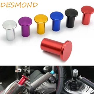 DESMOND Universal Hand Brake Cap For BRZ WLR3643 Lever Lock Cover Car Hand Brake Emergency Cover For GT86 Scion FRS By-Pass Locking Button Aluminium Alloy Durable E-Brake Brake Drift Spin Turn Knob Button/Multicolor