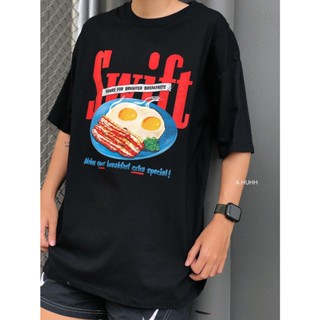 เสื้อยืด Freesize ลาย Breakfast (ไข่ดาว)_03