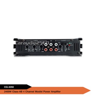 สายไฟ CCEเพาเวอร์แอมป์ CLASS AB 4CH. 2400W CQ-4050 เพาเวอร์แอมป์รถยนต์ คลาสเอบี 4ชาแนล เพาเวอร์ติดรถยนต์