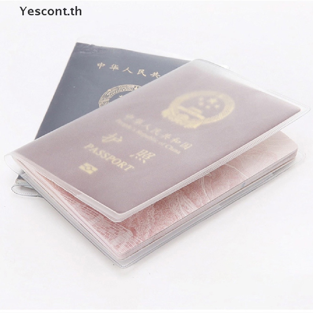 Yescont ซองใส่หนังสือเดินทาง แบบใส กันน้ํา TH