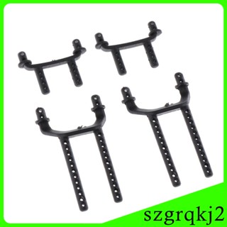 [Szgrqkj2] Front Rear Body Shell Mounts 4Pcs for K989 RC Accessories Black