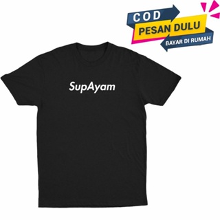 เสื้อยืด พิมพ์ลาย The Words "SupAyam" เลือกลายได้