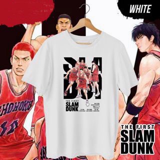 The FIRST SLAM DUNK ANIME T-Shirt  | Non   Unisex Harajuku  S-5XL ขนาด: S-4XL