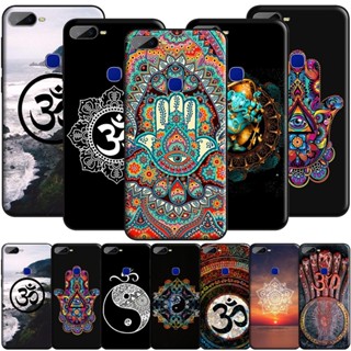 เคสโทรศัพท์ซิลิโคน TPU แบบนิ่ม ลายดอกไม้ Om Yoga Hindu สําหรับ VIVO Y17 Y12 Y15 2020 Y11 Y20 Y11S Y12S Y20I Y20S Y81 Y81S