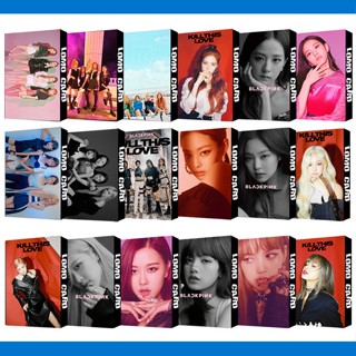 โปสการ์ดอัลบั้ม Black-Pink KILL THIS LOVE JISOO LISA ROSE JENNIE สีดํา สีชมพู จํานวน 30 ชิ้น ต่อกล่อง