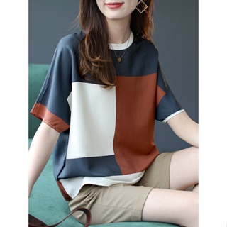 เสื้อยืดท็อปส์ซูผู้หญิงด้านบนแขนสั้นสุภาพสตรีเสื้อยืดใหม่เกา…