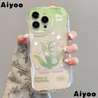 ✅เคสโทรศัพท์มือถือ ลายครีม สําหรับ Iphoneเคสป้องกันโทรศัพท์มือถือใส แบบนิ่ม ลาย Lily of the Valley กันกระแทก สําหรับ Apple Iphone 13 8p 11 promax 14 712 xsxr