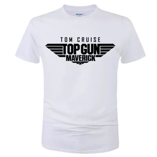 oversize T-shirt เสื้อยืดโปโล พิมพ์ลาย Tom CRUISE TOP GUN MAVERICK สําหรับผู้ชาย และผู้หญิง S-5XL