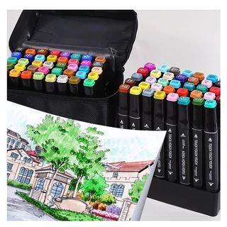 ปากกาไฮไลต์ ปากกาเน้นคำ2หัว ปากกาไฮไลต์สี วาดรูป ระบายสี เน้นคำ มี 24สี 36สี 48สี 60สี