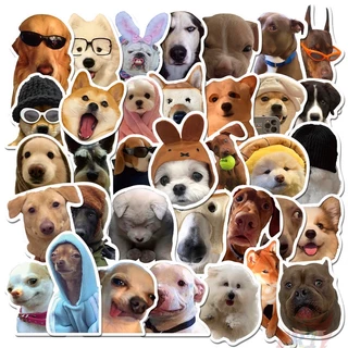 ❉ Funny Dogs Emoji Series 01 Stickers ❉ 50Pcs/Set DIY Fashion Waterproof Doodle Decals Stickers