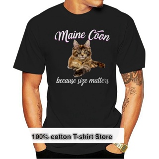 เสื้อยืดลําลอง แขนสั้น พิมพ์ลาย Maine Coon Cat แนวคลาสสิก ไม่ซ้ําใคร สําหรับผู้ชาย KGpddb70EOiggg81