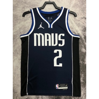 ขายดี 2023 nba Dallas Mavericks No. เสื้อกีฬาบาสเก็ตบอล Irving สีน้ําเงินเข้ม 2 ชิ้น