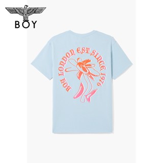 Boylondon เสื้อยืดแขนสั้น พิมพ์ลายดอกไม้ สีส้ม เหมาะกับฤดูใบไม้ผลิ ฤดูร้อน สําหรับคู่รัก