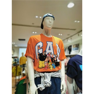 พร้อมส่ง [Popeye co-brand] เสื้อยืดแขนสั้น ผ้าฝ้าย พิมพ์ลาย คุณภาพสูง แฟชั่นฤดูร้อน สําหรับผู้ชาย และผู้หญิง_01