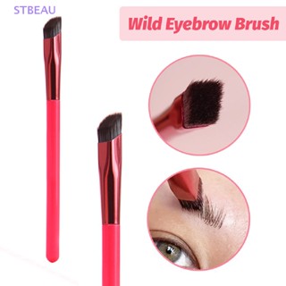 [cxSTBEAU] 1PC Multi-Function Eyebrow Brush Square Angled Eyebrow Brush Makeup Tool  MME