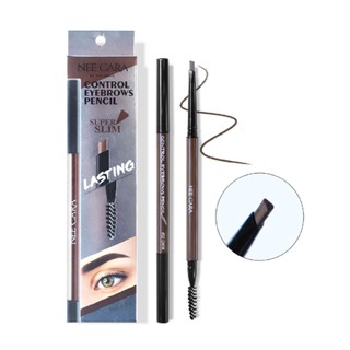 NEE CARA CONTROL EYEBROWS SLIM PENCIL (N412) : neecara นีคาร่า คอนโทล สลิม เพนซิล ดินสอเขียนคิ้ว x 1 ชิ้น OFS