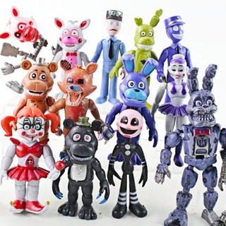 โมเดลฟิกเกอร์ PVC รูปเกม Five Nights At Freddy Freddy Bonnie Chica Foxy Freddy Fazbears Pizza Jeremy Fitzgerald Fritz Smith 16 สไตล์ ของเล่นสําหรับเด็ก