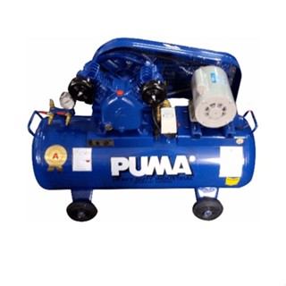 PUMA ปั๊มลมสายพานพร้อมมอเตอร์ 0.5 HP ขนาด 64 ลิตร รุ่น PP2-WM