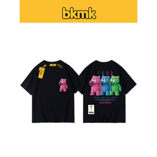 เสื้อยืดแขนสั้น ผ้าฝ้าย พิมพ์ลาย Bkmk Occidental high street