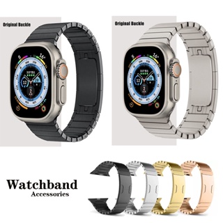 สายนาฬิกาข้อมือ โลหะสเตนเลส สําหรับ Apple Watch Band iwatch Ultra 49 มม. 42 มม. 44 มม. 41 มม. 45 มม. 38 มม. 40 มม.