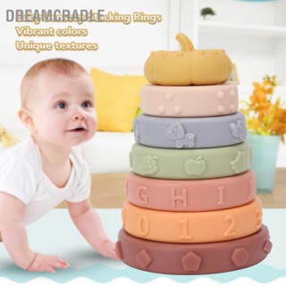 Dreamcradle แหวนบีบ รูปฟักทอง สีสันสดใส เพื่อการศึกษา สําหรับเด็ก 6 ชิ้น