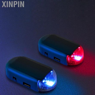 Xinpin Solar Power Simulated Dummy Alarm Anti Theft Fake Warning  Flash Light Universal for Car