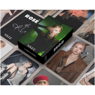 โฟโต้การ์ด BLACKPINK ROSE Vogue LISA JENNIE JISOO Lomo Card 2023 54 ชิ้น/กล่อง